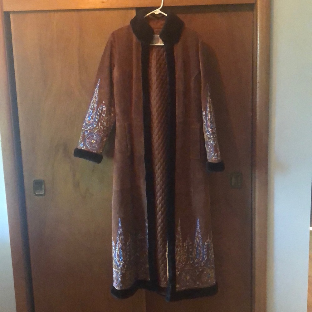 Margaret Godfrey Vintage Leather Duster